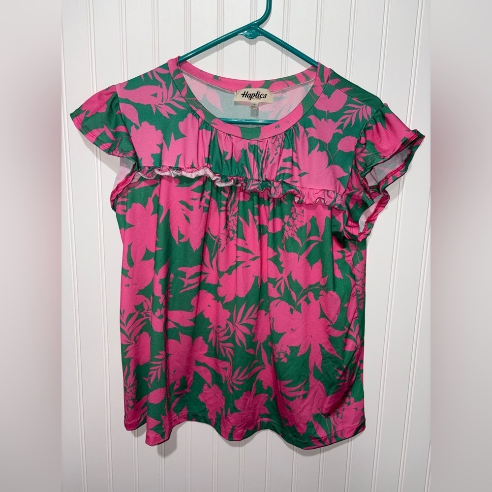 Haptics Floral Blouse| Size Medium